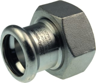 VSH - XPRESS RVS R2704 Fitting met 2 aansluitingen Rvs Wartkop 22X1 Prxbi
