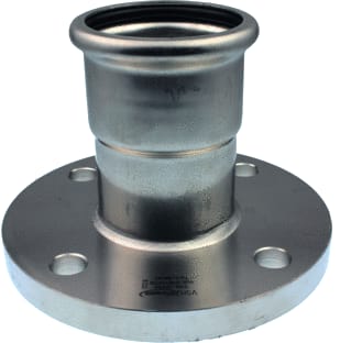 VSH - XPRESS RVS R2726 Fitting met 2 aansluitingen Rvs Flenskoppeling 88.9 Pr