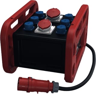Mennekes - EverBOX Grip CEE-contactdoos combinatie 1X16A/32A Rd