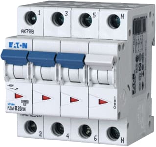 Eaton - PLS M Installatieautomaat Plsm-D20/3N-Mw