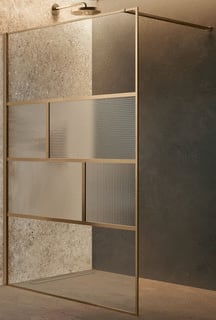 Novellini - Inloopdouche Hart Hc 140 Linea Brrdgld