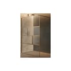 Novellini - Inloopdouche hart hc 90 flute brblchr