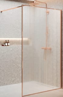 Novellini - Inloopdouche hart hp 90 lineashrdgld