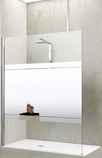 Novellini - Inloopdouche kuadr h140 inldch bnd mtf