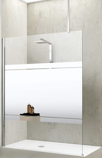 Novellini - Inloopdouche kuadr h150 inldch bnd mtf