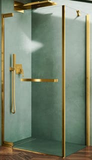 Novellini - Zijwand voor bad of douche N180 F 100 Hldr Brgld