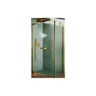 Novellini - Zijwand voor bad of douche N180 F 80 Hldr Brrdgld