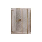 Novellini - Zijwand voor bad of douche N180 Fg 90 Hldr Brbrnz