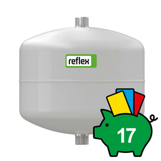 Reflex - V Opslagvat (verwarming/koeling syst) Voorschakvat 20 10Bar