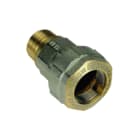 Ubel - Kronos Fitting met 2 aansluitingen Knel-Budr Kopp 1/2"