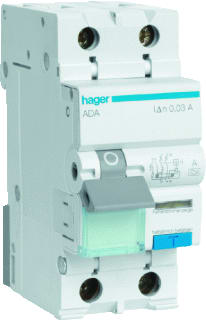 Hager - HACO Aardlekautomaat 1P+N 30/16A C Ada966G