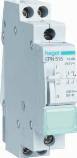 Hager - EPN Bistabiel relais Impulsrel 1M+1V 230 Epn515
