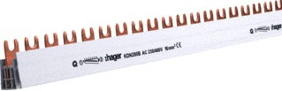 Hager - Quickbusbar Kamrail Verbrail 2P 80A Qb Kdn280B