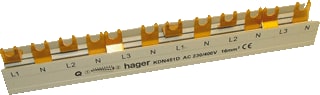 Hager - Quickbusbar Kamrail Verbrail 3X(P+N)Qb Kdn451D