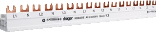 Hager - Quickbusbar Kamrail Verbrail 3X(P+N)Qb Kdn451E