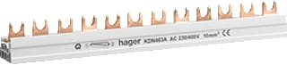 Hager - Quickbusbar Kamrail Verbrail 4P 80A Qb Kdn480A
