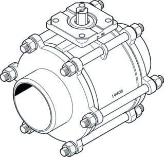 Festo - Kogelafsluiter koglafsl 1686705