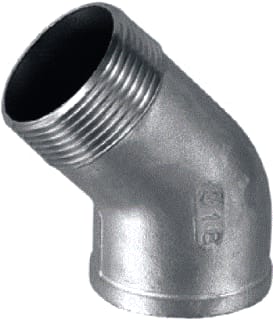 Springer - Fitting met 2 aansluitingen Knie 45 Bi/Budr 1
