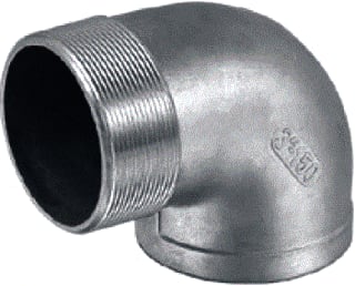 Springer - Fitting met 2 aansluitingen Knie 90 Bi/Budr 1/2