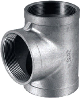 Springer - Fitting met 3 aansluitingen T-Stuk Bidr Rvs 11 /4"