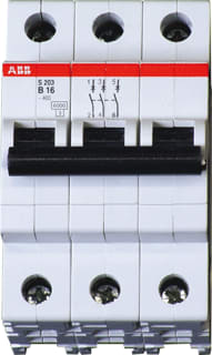 ABB - System pro M compact S200 Installatieautomaat Autom 3P 6Ka S 203 C10
