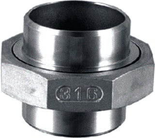 Springer - Fitting met 2 aansluitingen 3dl kpvldcht laseind dn6