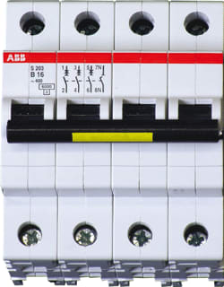 ABB - System pro M compact S200 Installatieautomaat Autom 4P 6Ka S 204 B25