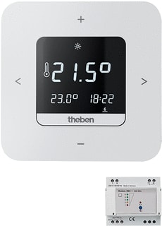 Theben - RAMSES Ruimteklokthermostaat digikloktherm week batter