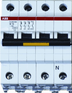 ABB - System pro M compact S200 Installatieautomaat Autom 3Pn 6Ka S 203 B16 Na