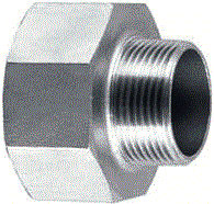 Springer - Fitting met 2 aansluitingen Schrbs 6K Bibu 1X1/2