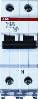 ABB - System pro M compact S200M Installatieautomaat Autom 1Pn 10Ka S201M B16 N