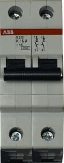 ABB - System pro M compact S200M Installatieautomaat Autom 2P 10Ka S 202M C16