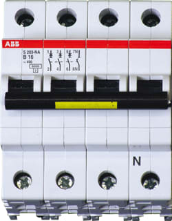 ABB - System pro M compact S200 Installatieautomaat Autom 3Pn 6Ka S 203 C63 Na