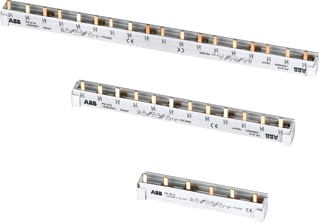 ABB - System pro M compact PS Kamrail L1-L2-L3-N+Eindkap