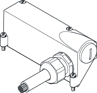Festo - Sensor/actorkabel met connector vmpal-km-s-sd44-ip67-2.5