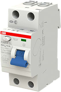 ABB - System pro M compact F200 Aardlekschakelaar Als 63A 2P F202A63/0,3