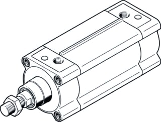 Festo - Pneumatic cylinder dsbf-c-80-250-ppsa-n3-r