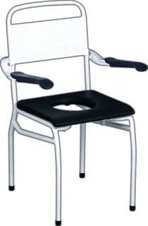Linido - Douche-/toiletstoel Hand D/T-Stl Lg Ovz Wt