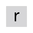 RZB - Opschrift huisnr.-verlichtingsarm.  99222.013.r-k
