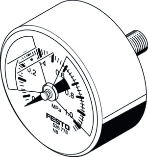 Festo - Drukverschilmanometer 526778