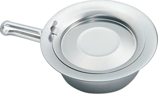 Linido - Toebeh./onderd. douche-/toiletstoel Hand Ondersteek+Deksel Rvs