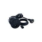 Legrand - Incara Bureau aansluitunit Disq80 Zw Wcd+Usb+Kabdrv