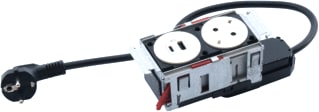 Legrand - Incara Bureau aansluitunit disq'in 2 mech. 1 wcd