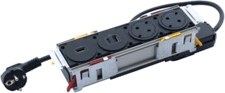 Legrand - Incara Bureau aansluitunit Disq'In 4 Mech2 Wcd+Hdmi