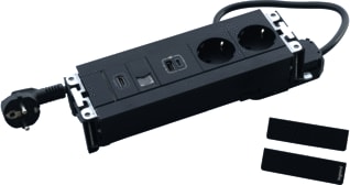 Legrand - Incara Bureau aansluitunit Multilink Zw 8Mod 2 Wcd