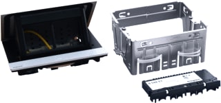 Legrand - Incara Bureau aansluitunit Pop Up 4 Mod Alu Ex Mos