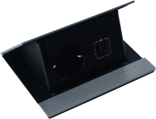 Legrand - Incara Bureau aansluitunit Pop Up 4Mod Alu Wcd+Usb