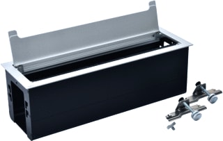 Legrand - Incara Bureau aansluitunit top access 385mm deks alu