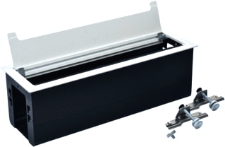 Legrand - Incara Bureau aansluitunit top access 385mm deks wit
