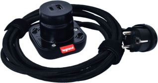Legrand - Incara Bureau aansluitunit electr'on zw 1me 1 usb
